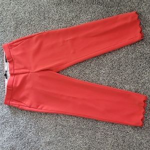 Banana Republic Red Cropped Pants